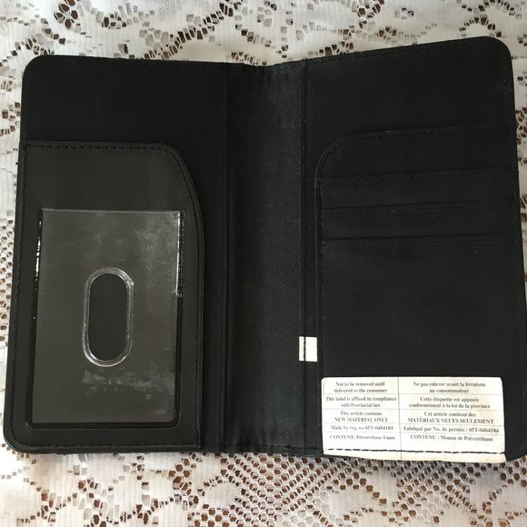 EUC CAMBRIDGE BLACK WALLET/CHECKBOOK COVER - Picture 2 of 7